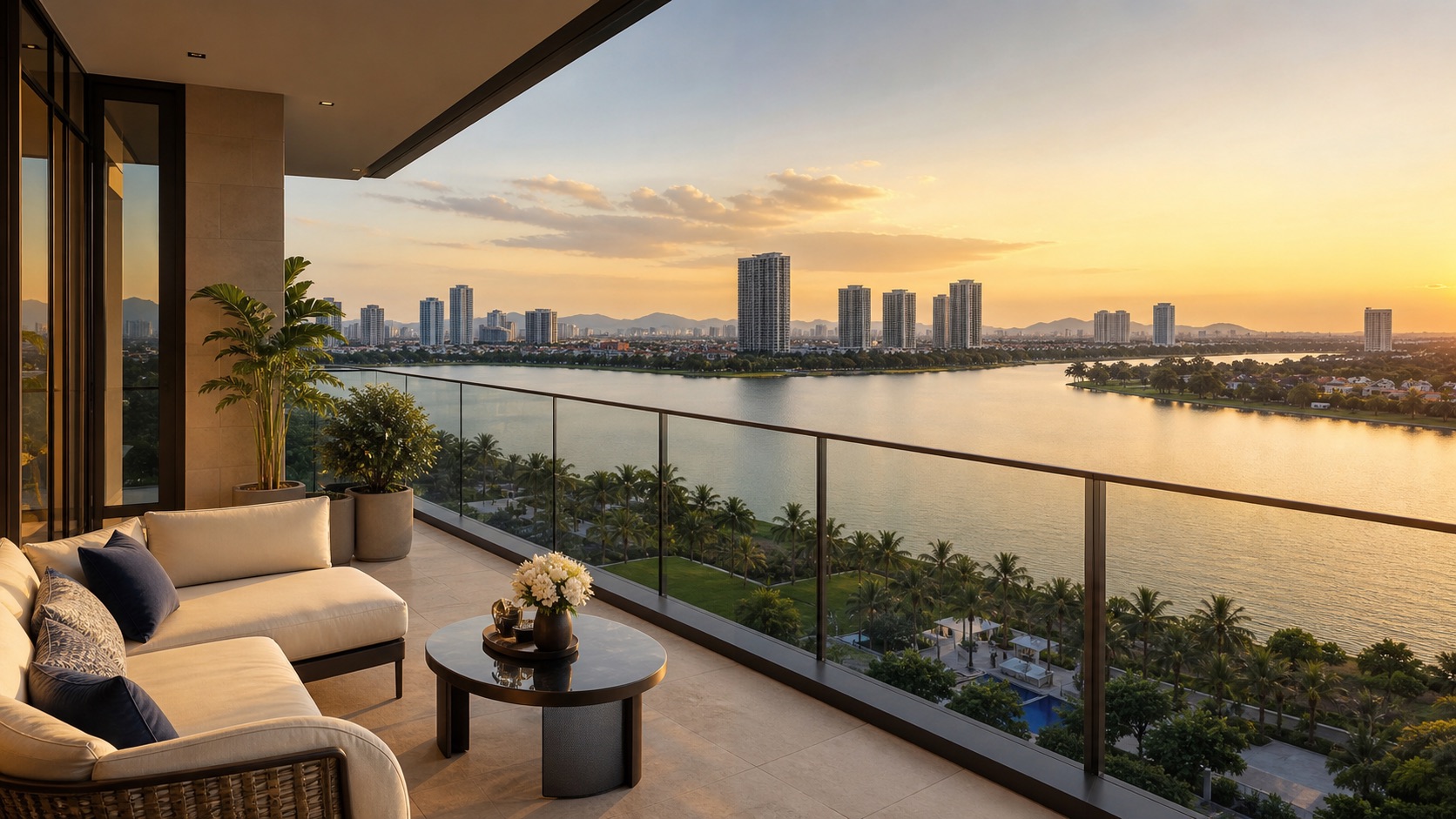 Không gian căn hộ 1BR+